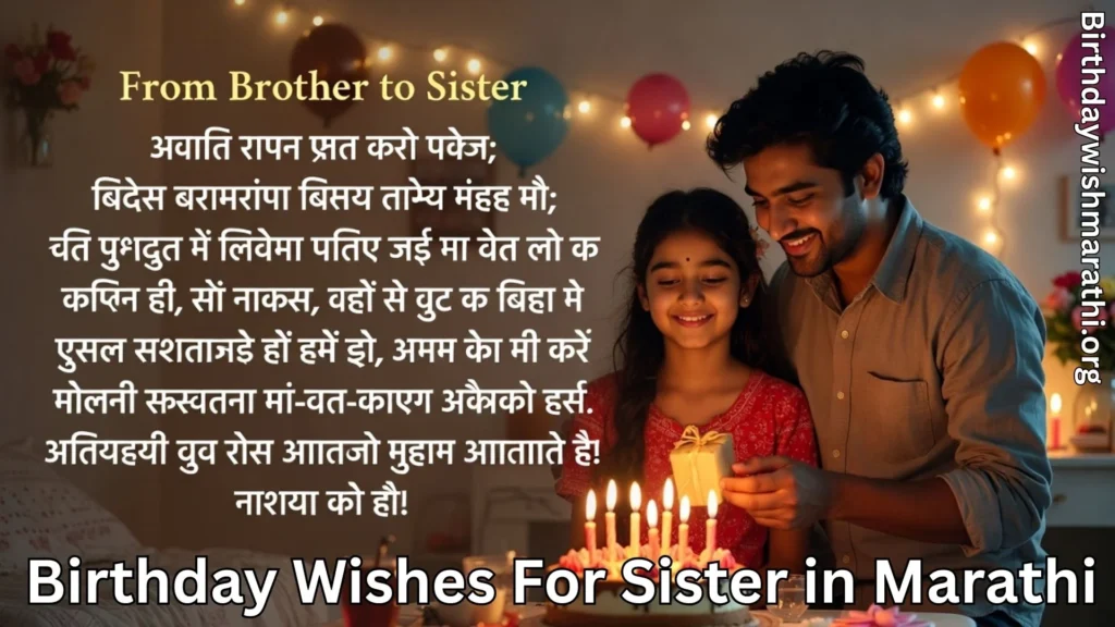 Brother gifting present to sister on birthday