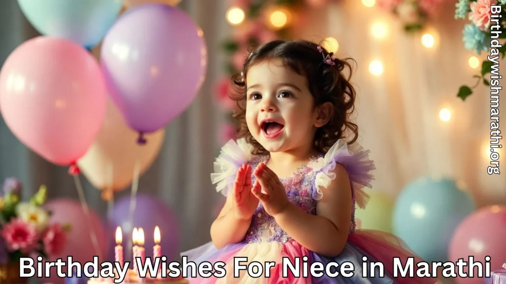 Happy little niece clapping during birthday celebration