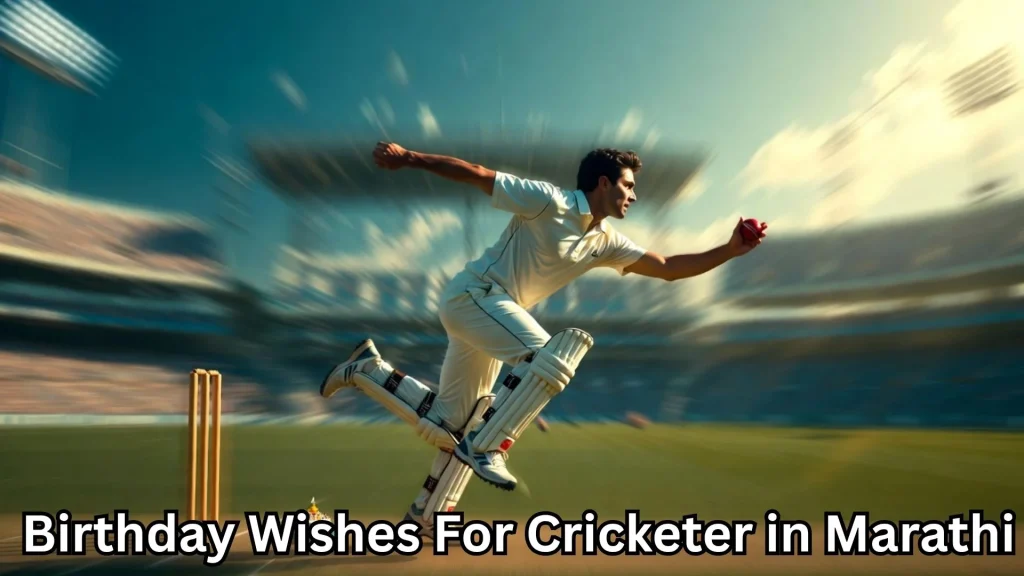 Cricketer running fast with ball during match action