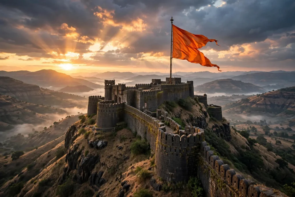 shivaji maharaj birthday wishes in marathi - majestic portrait of chhatrapati shivaji maharaj
