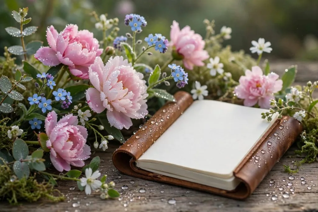 birthday poems in marathi - open book with beautiful marathi birthday poems